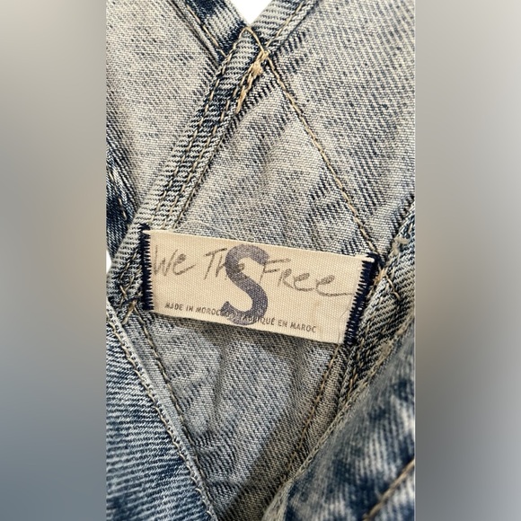 Free People Ziggy Denim Overalls, size small - Picture 4 of 5